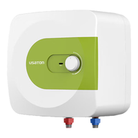 阿诗丹顿（USATON）11升小厨宝速热式厨房储水式电热水器迷你一级能效2000W下出水 KX11-11J20X