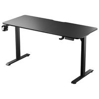 傲风A3曜黑电竞桌电动升降桌电脑桌办公桌学习桌书桌电竞房1.4m*0.6m 傲风A3曜黑【入门升降桌】