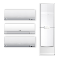三菱电机 省电 变频冷暖空调套装  3匹+3匹+3匹+2.5匹