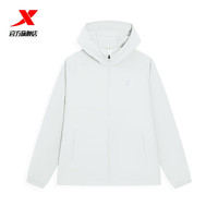 特步 防泼水外套训练服户外骑行服双层风衣运动服