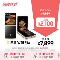 三星 SAMSUNG 心系天下 W25 Flip 5G折叠屏手机 12GB+512GB 陶瓷黑 第三代骁龙8