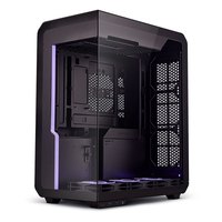 SSUPD 星舰Xhuttle 左置 右侧透海景房机箱 黑色 自带三个RGB反叶风扇