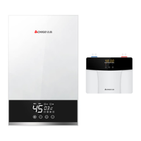 志高（CHIGO）即热式电热水器8500W速热恒温小型省电家用集成淋浴洗澡免储水功率可调防漏电W5D小厨宝组套