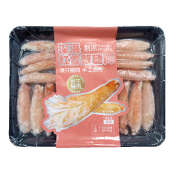 京东超市 海外直采 手剥熟冻红雪蟹腿肉211g 纯蟹肉  母婴宝宝辅食 炒饭火锅 自有品牌