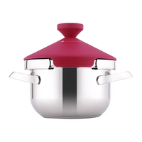 LINKFAIR迷你压力锅小型锅具煮锅汤锅燃气电磁炉通用钢锅户外不锈钢高压锅  （1-2人适用）