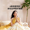 8H A类纯棉ins有氧件套200*230 1.5米床（四件套）向阳黄