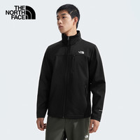 北面男防风防泼水软壳外套户外立领夹克TheNorthFace|8DNB JK3/宇宙黑 L