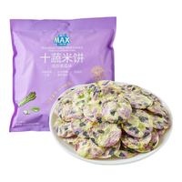 盒马 十蔬米饼清新黄瓜味 480g(内含约6小包) 480g*1袋 袋装