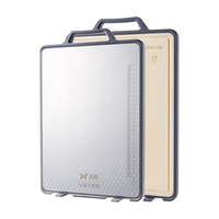 双枪（Suncha）菜板 抗菌不锈钢砧案板家用食品级防霉防刀痕菜板41*27.5*1.8cm