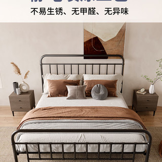  TIANTAN/天坛家具 现代简约 铁艺床  黑色床（不含床垫） 1.8*2.0m 1.0*2.0m