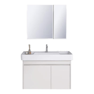 科勒（KOHLER）希尔维2.0浴室柜智能镜柜组合多功能挂墙式浴室柜一体化台盆90cm 艾洛诗镜柜+浴室柜90cm