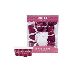 COSTA 咖世家 门店同款冷萃冻干黑咖啡粉冷热即溶0蔗糖0脂4种混合风味3g*24颗