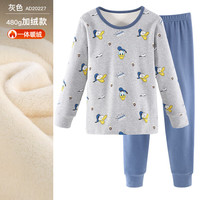  Disney/迪士尼 加绒加厚 儿童内衣套装  110 适合105-115 A类国家标准