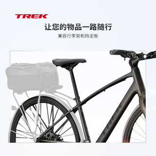崔克（TREK）FX 1 内走线轻量碟刹通勤多功能自行车平把公路车门店提取 星空黑色 尺码问题请 16速