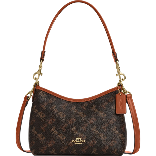 COACH 奥莱女士马车图案印花LAUREL小号单肩包斜挎包