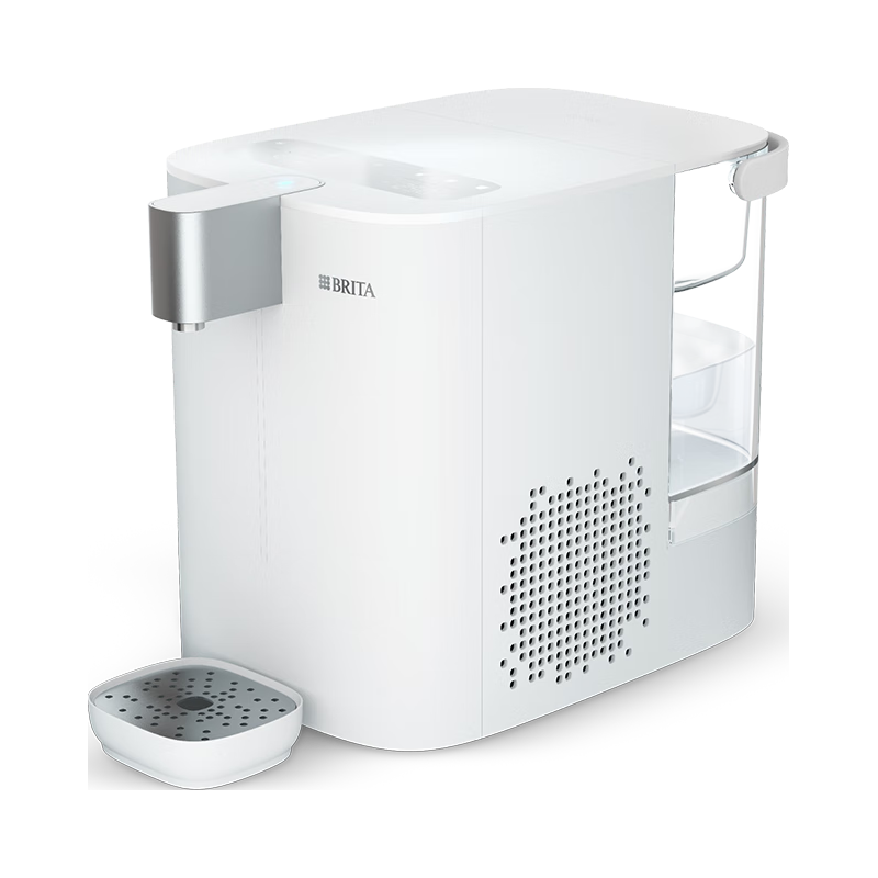 碧然德（BRITA）【孙颖莎】 小立方净饮机 即热制冷直饮机 调温 免安装台式净水器 白色 智能饮水机