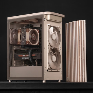  ASUS/华硕 强力散热 机箱  燕麦白