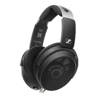 森海塞尔HD490ProPLUS/HD400pro监听耳机专业录音棚开放式有线礼开学头戴耳机 HD490 PRO【黑色】