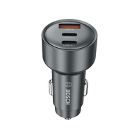 博世（BOSCH）SC500 车载充电器点烟器充电器车充一拖三点烟器转换器车载快充 