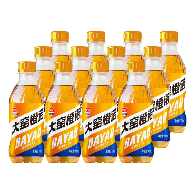 大窑 橙诺橙味果汁汽水 300mL*12