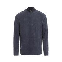 GIORGIO ARMANI 男士简约时尚休闲半拉链圆领气质衬衫