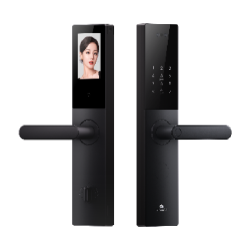 德施曼 V20F 3D人脸识别 典雅黑 智能门锁
