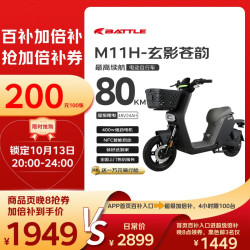 花小马 电动自行车M11H48v24ah星恒锂电