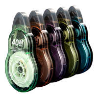 晨光（M&G）200m修正带大容量PET透明膜带修改带学习季隐形修正带贴合涂改不易起翘5只装