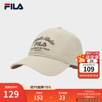 FILA 斐乐官方【小脸帽】情侣款棒球帽2025秋新款时尚百搭显脸小 -LK