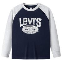 Levi's李维斯儿童长袖T恤男童女童卫衣2025秋装新款童装正品官方 【建议身高128-140cm】