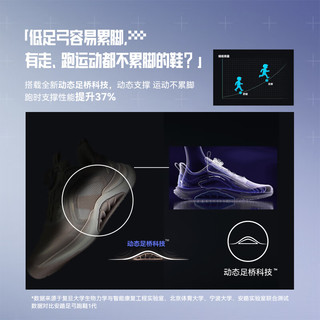  ANTA/安踏 缓震 儿童运动鞋  【女加厚足弓PRO】白/藕灰/象牙白-4 35 脚长约22cm