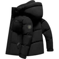 鸭鸭（YAYA）羽绒服男短款冬季最连帽户外商务休闲加厚工装面包服上衣外套 YE4B015882D卡其色 XL (180)