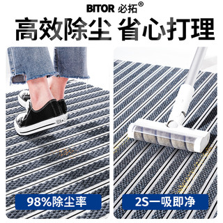 别墅铝合金防尘地垫家用地毯入户门垫公寓门口除尘防滑垫免洗脚垫 红色