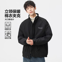 布衣传说保暖防风棉衣夹克男士宽松休闲外套上衣服棉服
