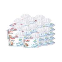 贝亲 Pigeon 新生婴儿手口湿巾亲肤加厚手口屁屁专用湿纸巾 100抽*6包 PL347