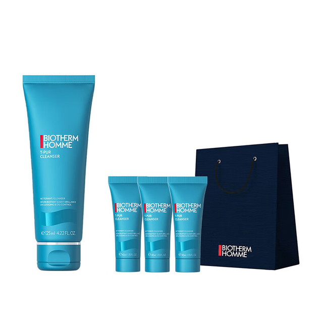 BIOTHERM 碧欧泉 男士清爽净油洁面膏 买125ml享245ml（正装125ml+同款40ml*3）