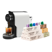 咖啡小镇胶囊咖啡机家用便携全自动 美式意式咖啡 胶囊咖啡机（赠4颗胶囊）