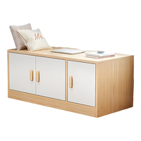 分界线 飘窗柜储物柜落地式阳台矮柜飘窗杂物收纳柜置物柜简易柜子100cm