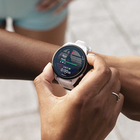 GARMIN 佳明 Forerunner 165 户外智能运动手表 010-02863-61 月光白 43mm