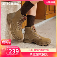 【双11】斯凯奇冬女马丁靴反毛皮鞋面轻质靴子切尔西靴时装靴