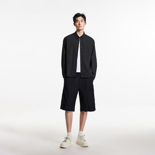 杰克·琼斯（JACK&JONES）春季新款百搭舒适防晒面料尖领挺括略宽松长袖衬衫男款225105013 E40
