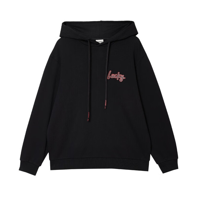 20点开始：JACK&JONES 杰克琼斯 25年CNY联名 时尚百搭 肌理感印花连帽卫衣
