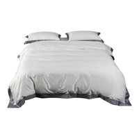 诗丹娜 100支美国匹马棉A类四件套床笠床单全棉套件简约轻奢纯棉高级感 夜露白 100支