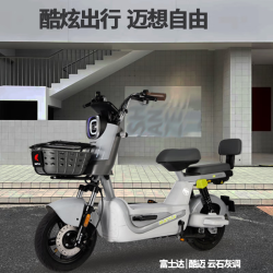 邦德富士达 邦德·富士达电动自行车 酷迈80KM 智能解锁电子防滑碟刹云石灰调