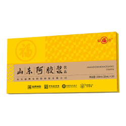 福牌阿胶 山东阿胶浆口服液礼盒装补气血黄芪枸杞东阿镇 3盒袋