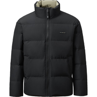 海澜之家（HLA）羽绒服男25立领石墨烯保暖挺括外套男冬季 黑色1A L 175/92A 137~150斤