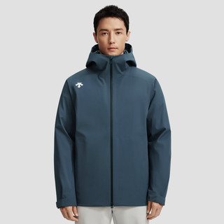 迪桑特（DESCENTE）迪桑特综训训练运动男士羽绒内胆三合一冲锋衣两件套 DB-深蓝色 2XL (185/104A)