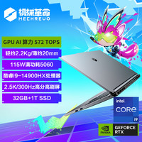 机械革命 极光X系列 16英寸游戏本笔记本电脑（i7-13700HX、RTX5060）