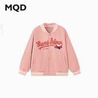马骑顿（MQD）MQD女大童秋季经典学院风字母棒球服外套