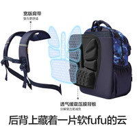 巴拉巴拉balaOne【三丽鸥IP】儿童书包女童双肩包护脊减负大容量时尚可爱 玫红60101 130cm
